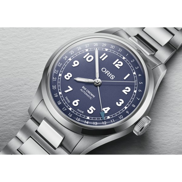 画像2: 腕時計 オリス ORIS ビッグクラウン ポインターデイト 機械式自動巻 メンズ 01 754 7798 4068-07 8 20 06 正規品 (2)