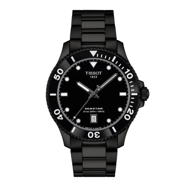 画像1: T1204103305100 ティソ TISSOT シースター1000 SEASTAR 1000 クオーツ 40mm T120.410.33.051.00 正規品 (1)