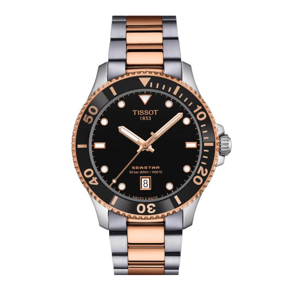 画像1: T1204102205101 ティソ TISSOT シースター1000 SEASTAR 1000 クオーツ 40mm T120.410.22.051.01 正規品 (1)