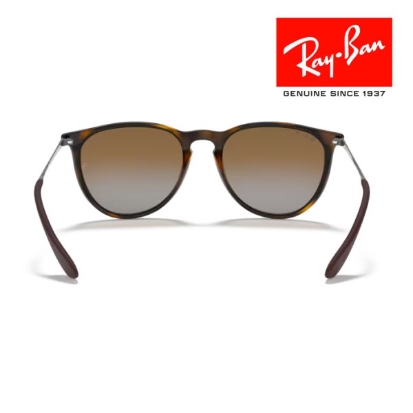 画像3: RayBan レイバン サングラス メガネフレーム Erika エリカ 54□18 polarized 偏光レンズ ブラウン ライトハバナ RB4171 710/T5 クロス付き レイバン純正メガネケース付き 国内正規品 (3)
