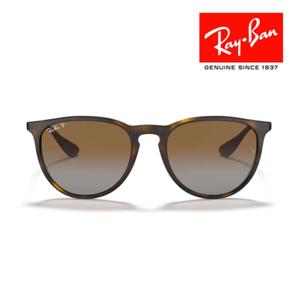 画像5: RayBan レイバン サングラス メガネフレーム Erika エリカ 54□18 polarized 偏光レンズ ブラウン ライトハバナ RB4171 710/T5 クロス付き レイバン純正メガネケース付き 国内正規品 (5)