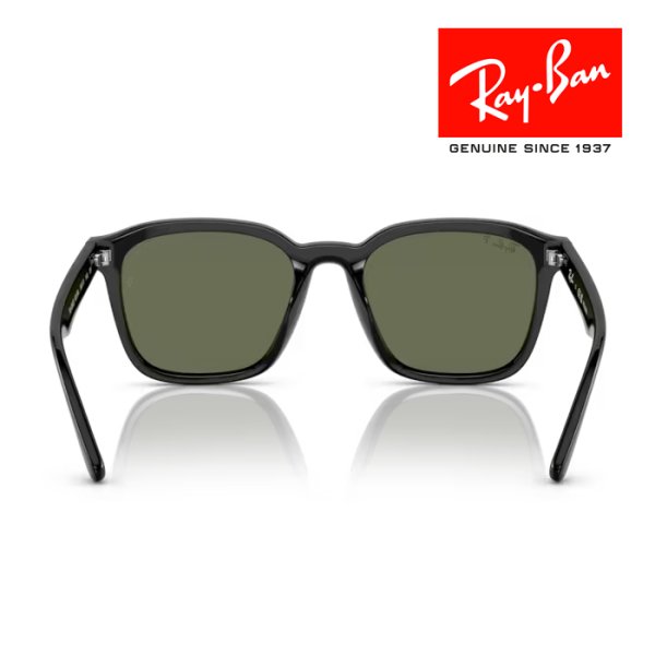 画像3: RayBan レイバン サングラス メガネフレーム 66□17 ブラック ブラウン RB4392D 601/9A クロス付き レイバン純正メガネケース付き 国内正規品 (3)