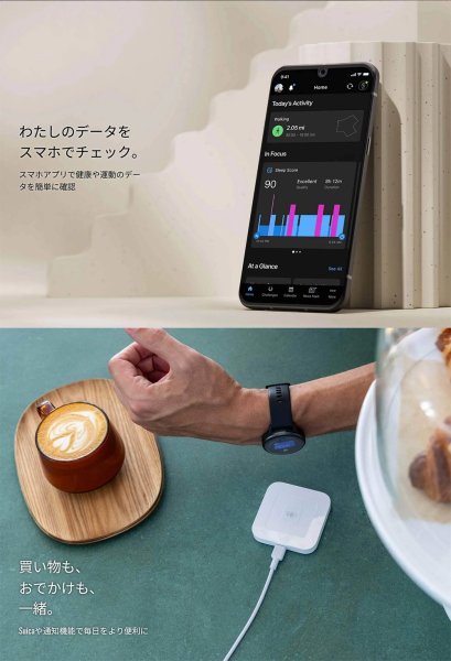 画像8: GARMIN ガーミン vívoactive 6 フィットネスGPSウォッチ 010-02985-33 スマートウォッチ フィットネス 健康管理 正規輸入品 (8)