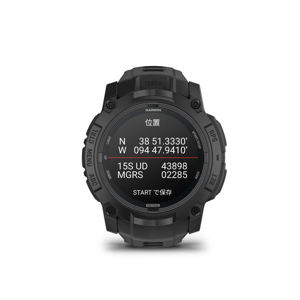 画像3: GARMIN ガーミン Instinct 3 010-03020-80 AMOLED Tactical 50mm タフネスGPSウォッチ スマートウォッチ 登山 トレッキング カラー 正規輸入品 (3)