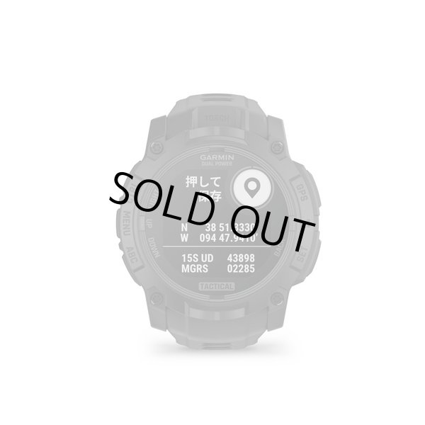 画像3: GARMIN ガーミン Instinct 3 010-02935-80 Dual Power Tactical 50mm タフネスGPSウォッチ スマートウォッチ 登山 トレッキング ソーラー 正規輸入品 (3)