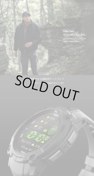 画像4: GARMIN ガーミン Instinct 3 010-03020-80 AMOLED Tactical 50mm タフネスGPSウォッチ スマートウォッチ 登山 トレッキング カラー 正規輸入品 (4)