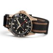 画像4: H82565930 ハミルトン HAMILTON カーキ ネイビー Scuba Automatic GMT 43mm Bronze メンズ 機械式自動巻き パワーリザーブ80時間 黒文字盤 正規輸入品 (4)