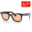 画像1: RayBan レイバン ウェイファーラー WAYFARER サングラス メガネフレーム 52□22 ブラック ピンク RB2140F 601/4B クロス付き レイバン純正メガネケース付き 国内正規品 (1)