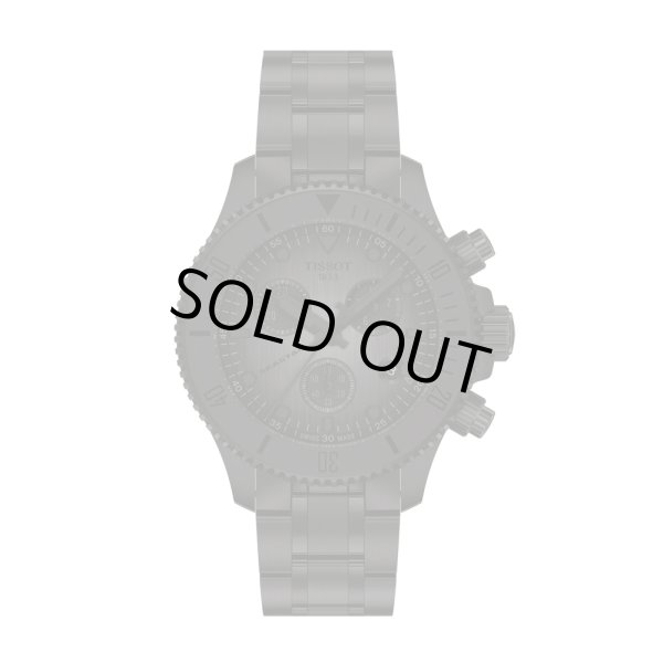 画像1: T1202173306100 ティソ TISSOT シースター1000 SEASTAR 1000 クオーツ クロノグラフ 38mm T120.217.33.061.00 ブラック 正規品 (1)