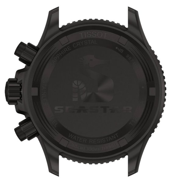 画像3: T1202173306100 ティソ TISSOT シースター1000 SEASTAR 1000 クオーツ クロノグラフ 38mm T120.217.33.061.00 ブラック 正規品 (3)