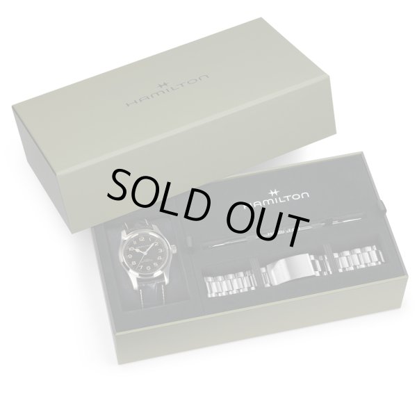 画像1: ハミルトン HAMILTON カーキ フィールド マーフ オート Khaki Field Murph Auto メンズ 機械式自動巻き H70605732 ステンレスベルトセット 正規輸入品 (1)