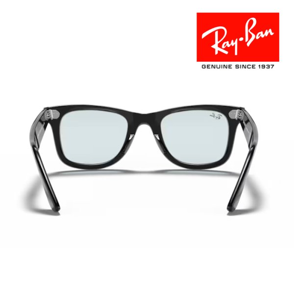 画像3: RayBan レイバン ウェイファーラー WAYFARER サングラス メガネフレーム 52□22 ブラック ライトグレー RB2140F 601R5 メーカー2年保証 クロス付き 正規品 (3)