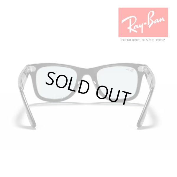 画像3: RayBan レイバン ウェイファーラー WAYFARER サングラス メガネフレーム 52□22 ブラック ライトグレー RB2140F 601R5 メーカー2年保証 クロス付き 正規品 (3)