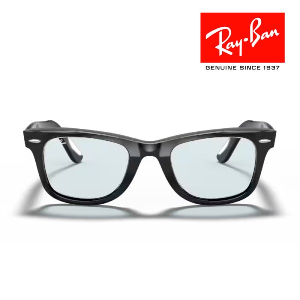 画像5: RayBan レイバン ウェイファーラー WAYFARER サングラス メガネフレーム 52□22 ブラック ライトグレー RB2140F 601R5 メーカー2年保証 クロス付き 正規品 (5)