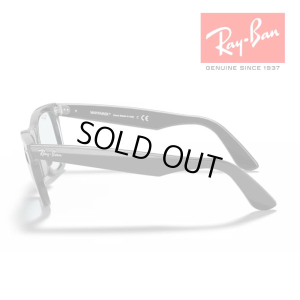 画像2: RayBan レイバン ウェイファーラー WAYFARER サングラス メガネフレーム 52□22 ブラック ライトグレー RB2140F 601R5 メーカー2年保証 クロス付き 正規品 (2)