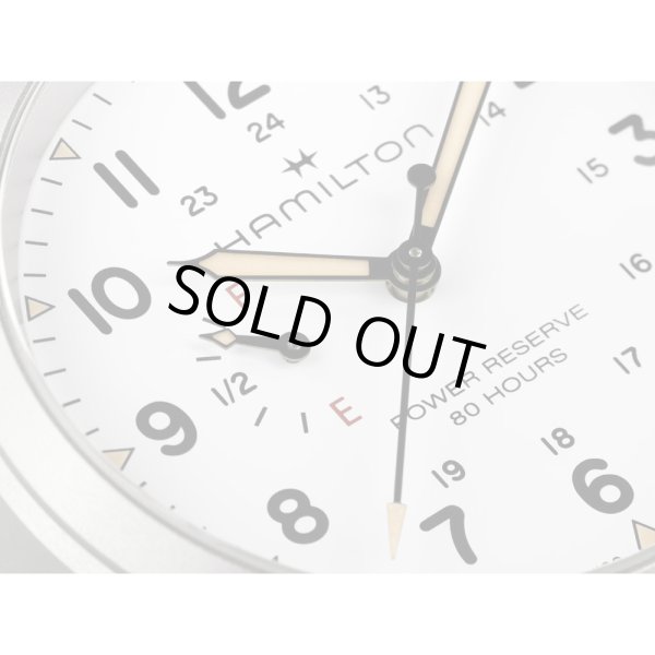 画像5: H69509910 ハミルトン HAMILTON カーキ フィールド メカ パワーリザーブ 40mm メンズ 機械式手巻き パワーリザーブ80時間 白文字盤 正規輸入品 (5)