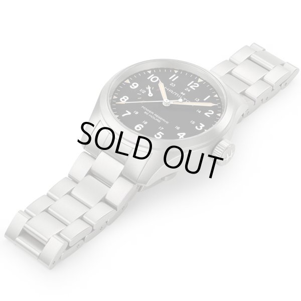 画像3: H69509130 ハミルトン HAMILTON カーキ フィールド メカ パワーリザーブ 40mm メンズ 機械式手巻き パワーリザーブ80時間 黒文字盤 正規輸入品 (3)