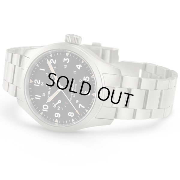 画像4: H69509130 ハミルトン HAMILTON カーキ フィールド メカ パワーリザーブ 40mm メンズ 機械式手巻き パワーリザーブ80時間 黒文字盤 正規輸入品 (4)