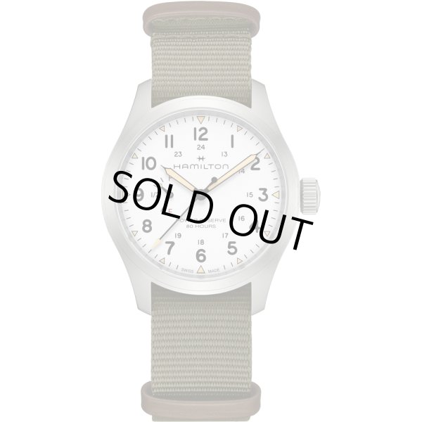 画像2: H69509910 ハミルトン HAMILTON カーキ フィールド メカ パワーリザーブ 40mm メンズ 機械式手巻き パワーリザーブ80時間 白文字盤 正規輸入品 (2)