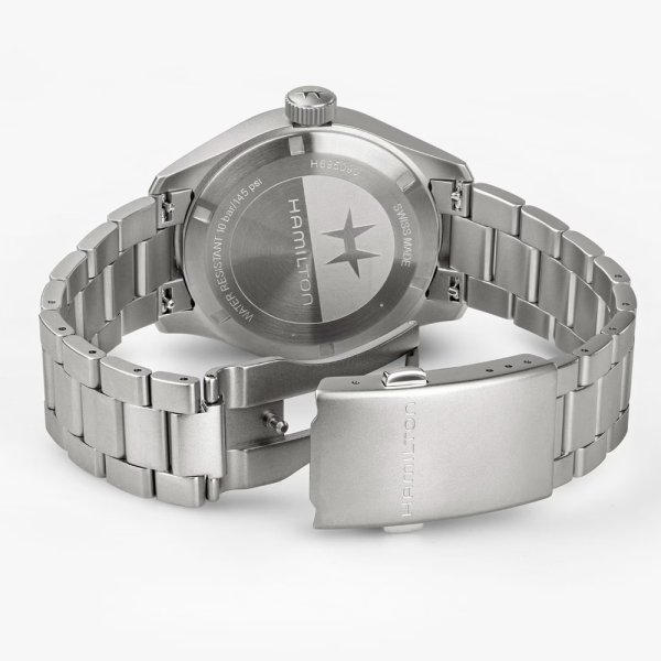 画像6: H69509130 ハミルトン HAMILTON カーキ フィールド メカ パワーリザーブ 40mm メンズ 機械式手巻き パワーリザーブ80時間 黒文字盤 正規輸入品 (6)