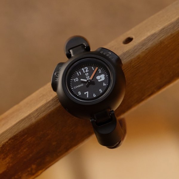 画像2: 腕時計 カシオ サ時計 サウナ用時計 SAN-100H-1BJR ブラック 正規品 (2)