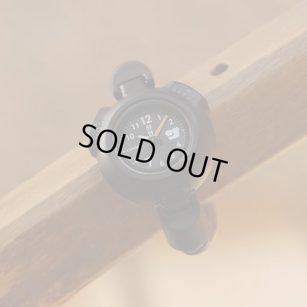 画像2: 腕時計 カシオ サ時計 サウナ用時計 SAN-100H-1BJR ブラック 正規品 (2)