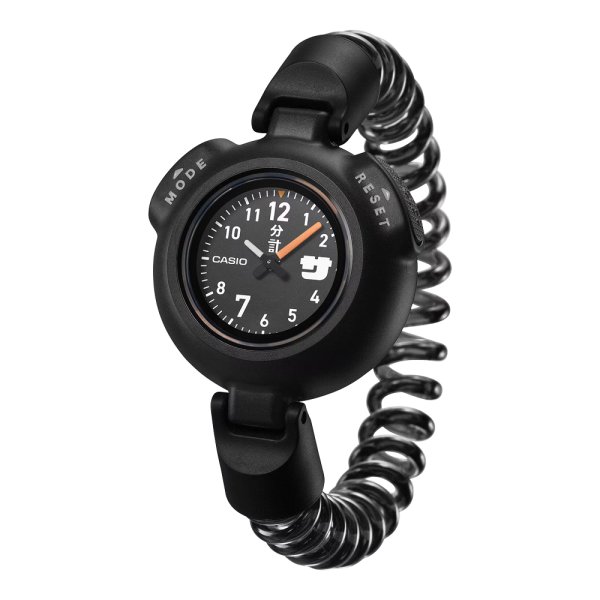 画像1: 腕時計 カシオ サ時計 サウナ用時計 SAN-100H-1BJR ブラック 正規品 (1)