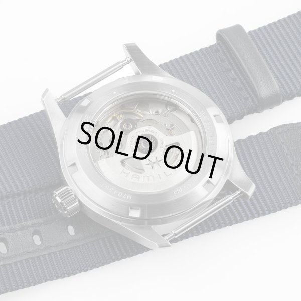 画像6: HAMILTON ハミルトン カーキ フィールド オート Khaki Field Auto 38mm メンズ 腕時計 H70455940 ブルー文字盤 NATOストラップ 正規輸入品 (6)
