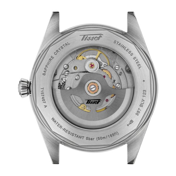画像3: ティソ TISSOT ヴィソデート Visodate 39mm パワーマティック80 自動巻き メンズ T1574071104100 T157.407.11.041.00 ステンレス ベルト 正規輸入品 (3)