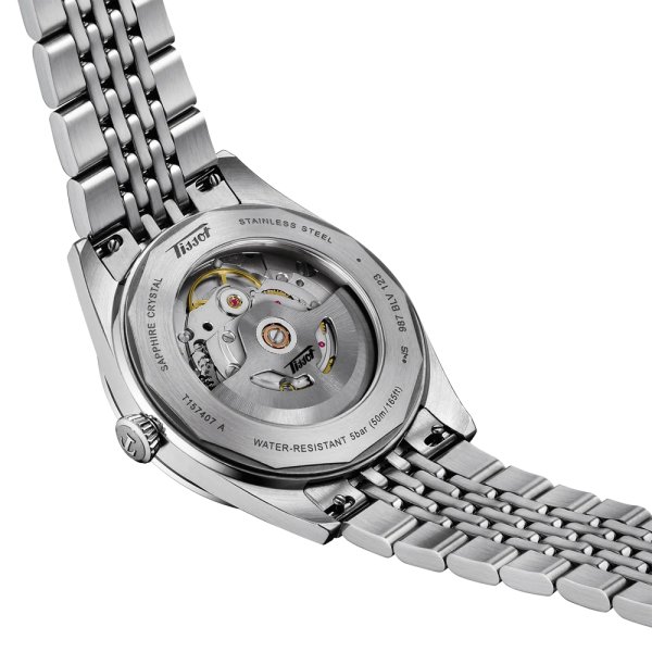 画像7: ティソ TISSOT ヴィソデート Visodate 39mm パワーマティック80 自動巻き メンズ T1574071104100 T157.407.11.041.00 ステンレス ベルト 正規輸入品 (7)