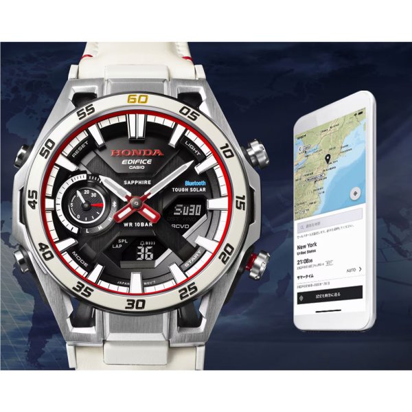 画像10: 腕時計 カシオ  EDIFICE Honda F1初優勝60周年記念コラボレーションモデル EDIFICE SOSPENSIONE ECB-2300HR-1AJR 正規品 (10)