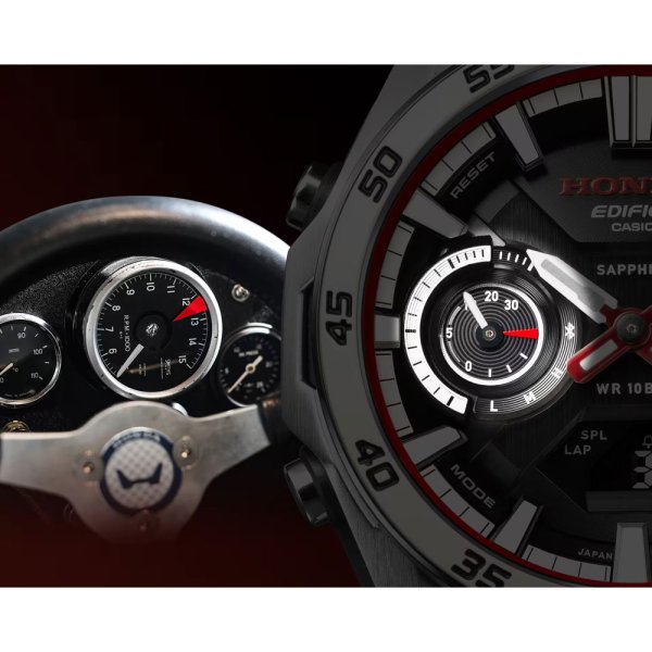 画像8: 腕時計 カシオ  EDIFICE Honda F1初優勝60周年記念コラボレーションモデル EDIFICE SOSPENSIONE ECB-2300HR-1AJR 正規品 (8)