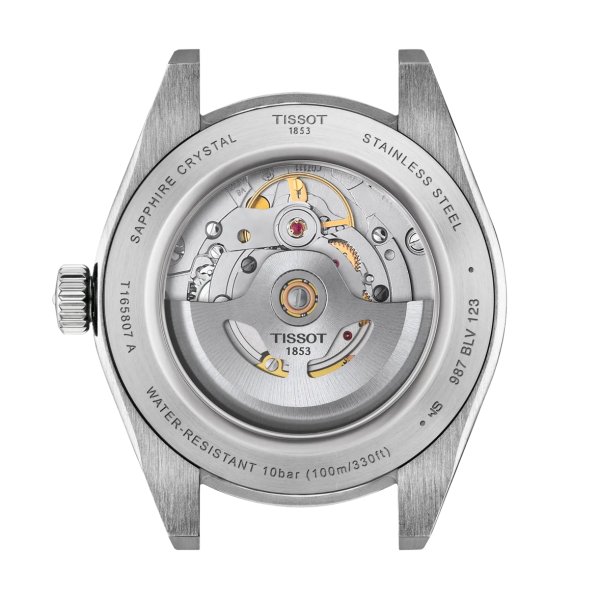 画像3: ティソ TISSOT ジェントルマン オートマティック 38mm GENTLEMAN AUTOMATIC メ ンズ 機械式自動巻き T165.807.11.041.00 パワーリザーブ80時間 正規輸入品 (3)