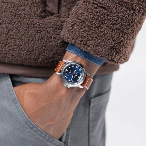 画像9: H64475540 腕時計 ハミルトン HAMILTON カーキ フィールド キング デイデイト オート Khaki Aviation Field King Day Date Auto 40mm メンズ 機械式 自動巻き 正規輸入品 (9)