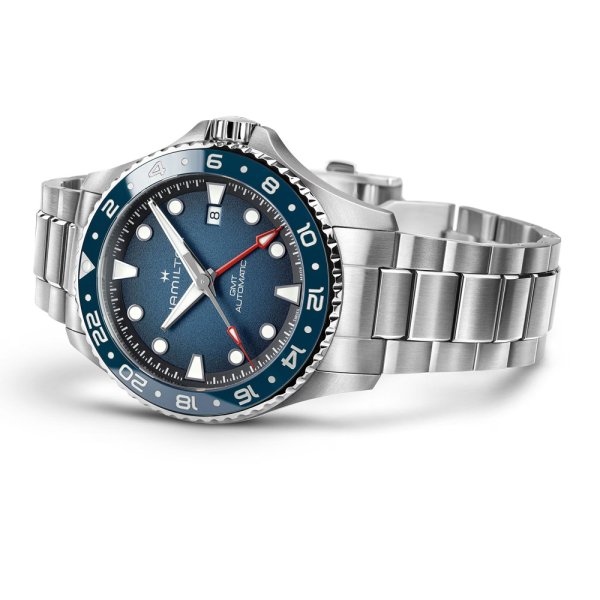 画像3: 腕時計 ハミルトン HAMILTON カーキ ネイビー スキューバオート 30気圧防水 43mm メンズ 機械式 自動巻き H82535140 正規輸入品 (3)