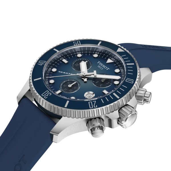 画像5: T1202171704100 ティソ TISSOT シースター1000 SEASTAR 1000 クオーツ クロノグラフ 38mm T120.217.17.041.00 正規品 (5)