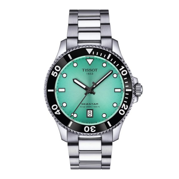 画像1: T1204101109100 ティソ TISSOT シースター1000 SEASTAR 1000 クオーツ 40mm T120.410.11.091.00 正規品 (1)