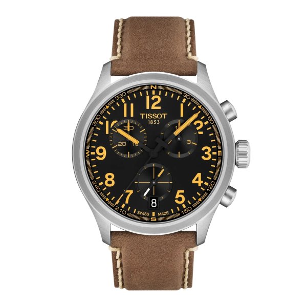 画像1: ティソ TISSOT クオーツ クロノ L 42mm Quartz メンズ T1164171605201 T116.417.16.052.01 正規輸入品 (1)