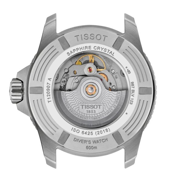 画像3: T1209071105100 ティソ TISSOT シースター2000 44mm オートマティック SEASTAR 2000 POWERMATIC 80 メンズ 機械式自動巻き T120.907.11.051.00 パワーリザーブ80時間 正規輸入品 (3)