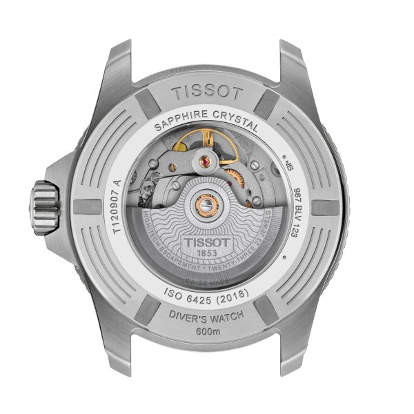 画像3: T1209071728100 ティソ TISSOT シースター2000 44mm オートマティック SEASTAR 2000 POWERMATIC 80 メンズ 機械式自動巻き T120.907.17.281.00 パワーリザーブ80時間 正規輸入品 (3)