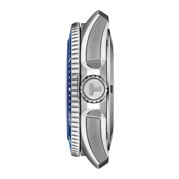 画像2: T1209071704100 ティソ TISSOT シースター2000 44mm オートマティック SEASTAR 2000 POWERMATIC 80 メンズ 機械式自動巻き T120.907.17.041.00 パワーリザーブ80時間 正規輸入品 (2)