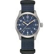 画像1: H69509940 ハミルトン HAMILTON カーキ フィールド メカ パワーリザーブ 40mm メンズ 機械式手巻き パワーリザーブ80時間 青文字盤 正規輸入品 (1)