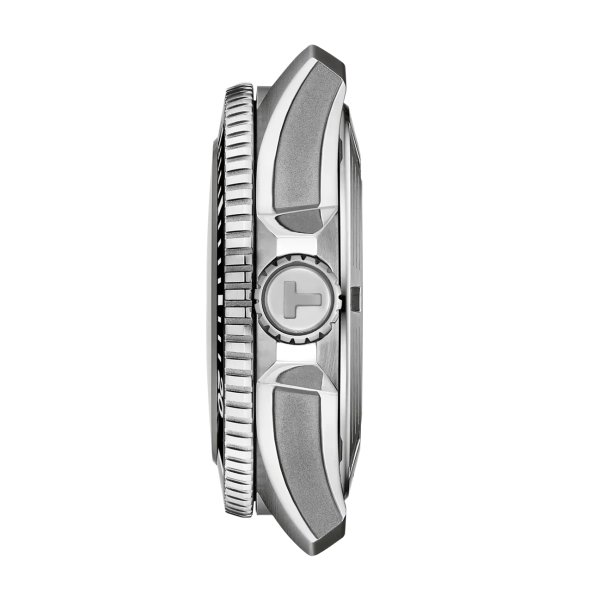 画像2: T1209071105100 ティソ TISSOT シースター2000 44mm オートマティック SEASTAR 2000 POWERMATIC 80 メンズ 機械式自動巻き T120.907.11.051.00 パワーリザーブ80時間 正規輸入品 (2)