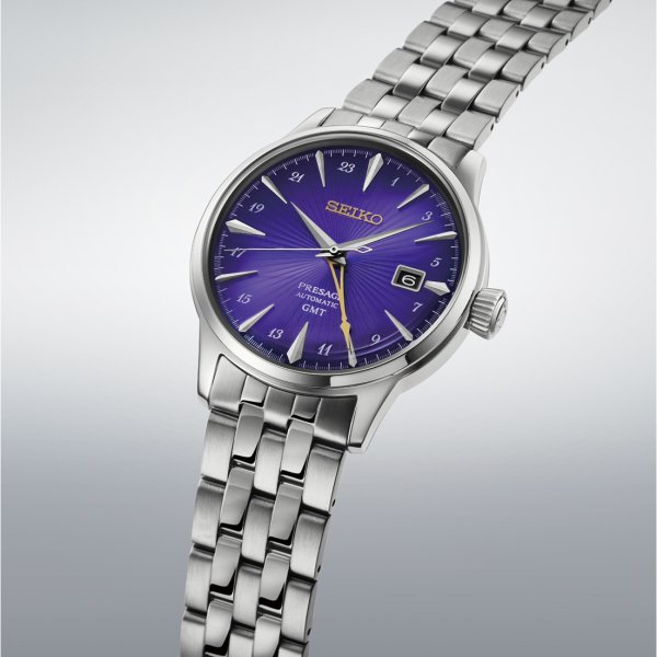 画像3: HCB006J 腕時計 セイコー プレザージュ Presage GMT Cocktail Time セイコー創業145周年記念 限定モデル 世界限定：6,000本（うち国内：500本）  機械式自動巻き メカニカル デイト 日付 正規品 (3)