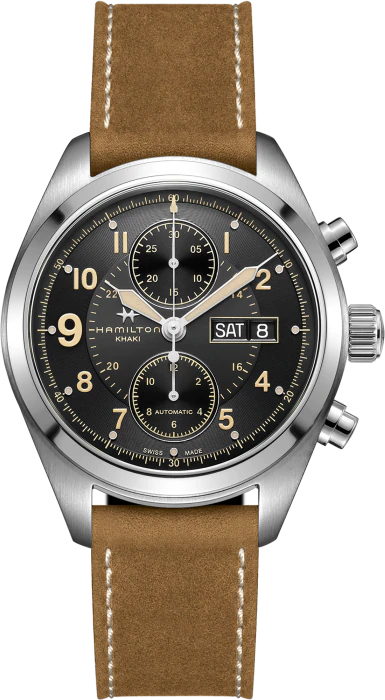 腕時計 ハミルトン HAMILTON カーキ フィールド オートクロノ KHAKI FIELD メンズ 機械式自動巻き H71616535  正規品【コレクションケースプレゼント】
