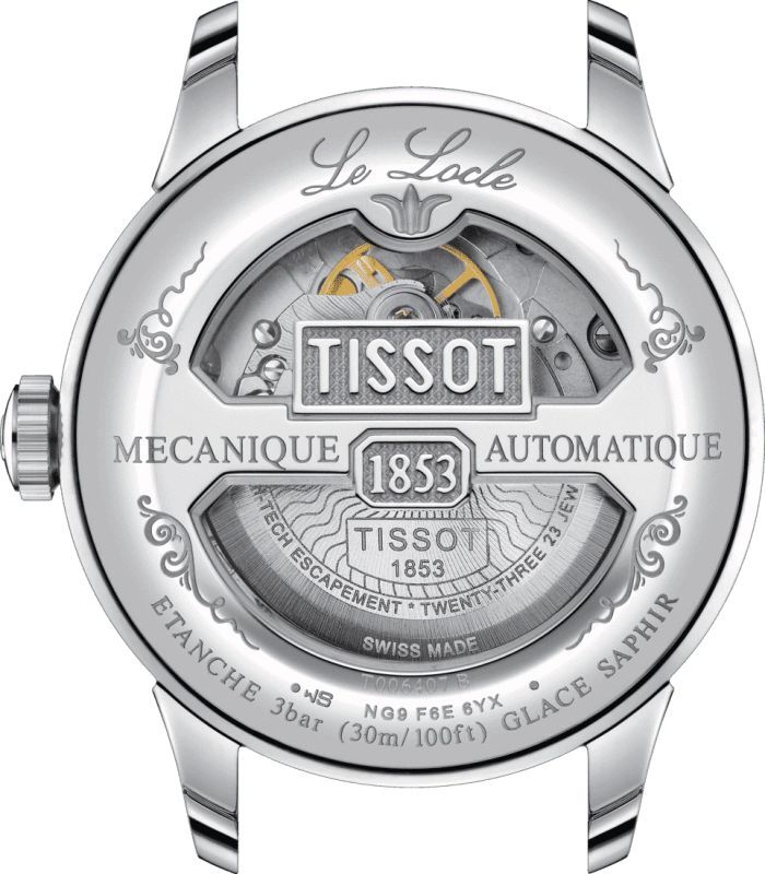 ティソ TISSOT ル・ロックル パワーマティック 80 LE LOCLE Powermatic 80 メンズ 機械式自動巻き  T0064071104300 T006.407.11.043.00 ステンレス ベルト パワーリザーブ80時間 正規品【コレクションケースプレゼント】