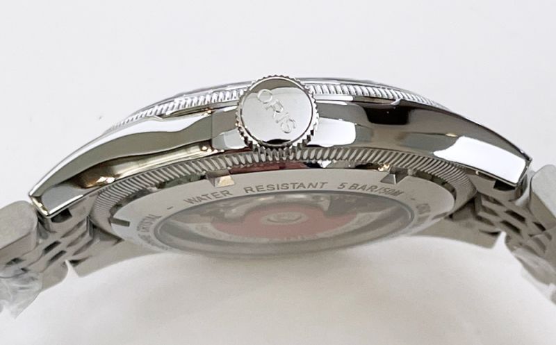 時計の上月 腕時計 オリス ORIS ビッグクラウン ポインターデイト 機械
