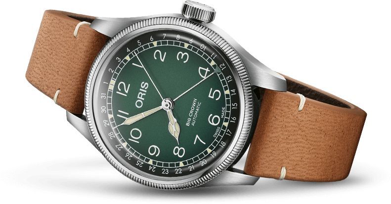 時計の上月 腕時計 オリス ORIS ビッグクラウン ポインターデイト 機械