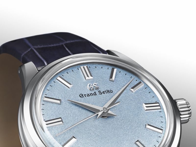 グランド セイコー GRAND SEIKO 腕時計 メンズ SBGW283 クラシックデザイン Elegance Collection Classic The flow of seasons 手巻き（9S64） ライトブルーxネイビー アナログ表示