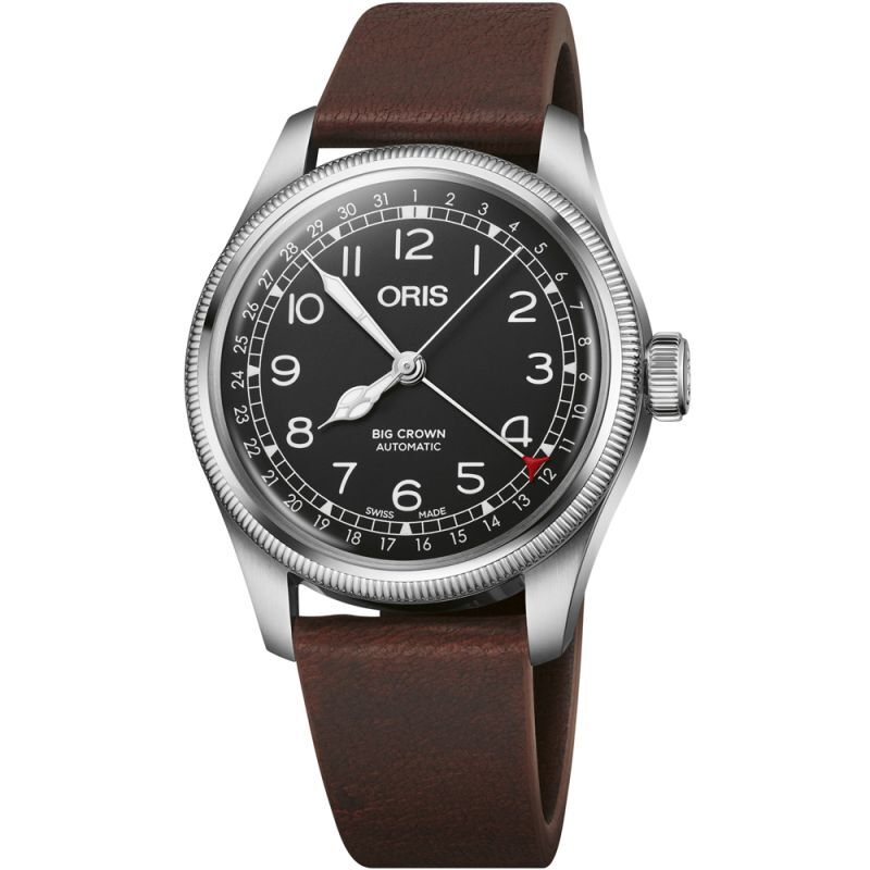 時計の上月 腕時計 オリス ORIS ビッグクラウン ポインターデイト 機械